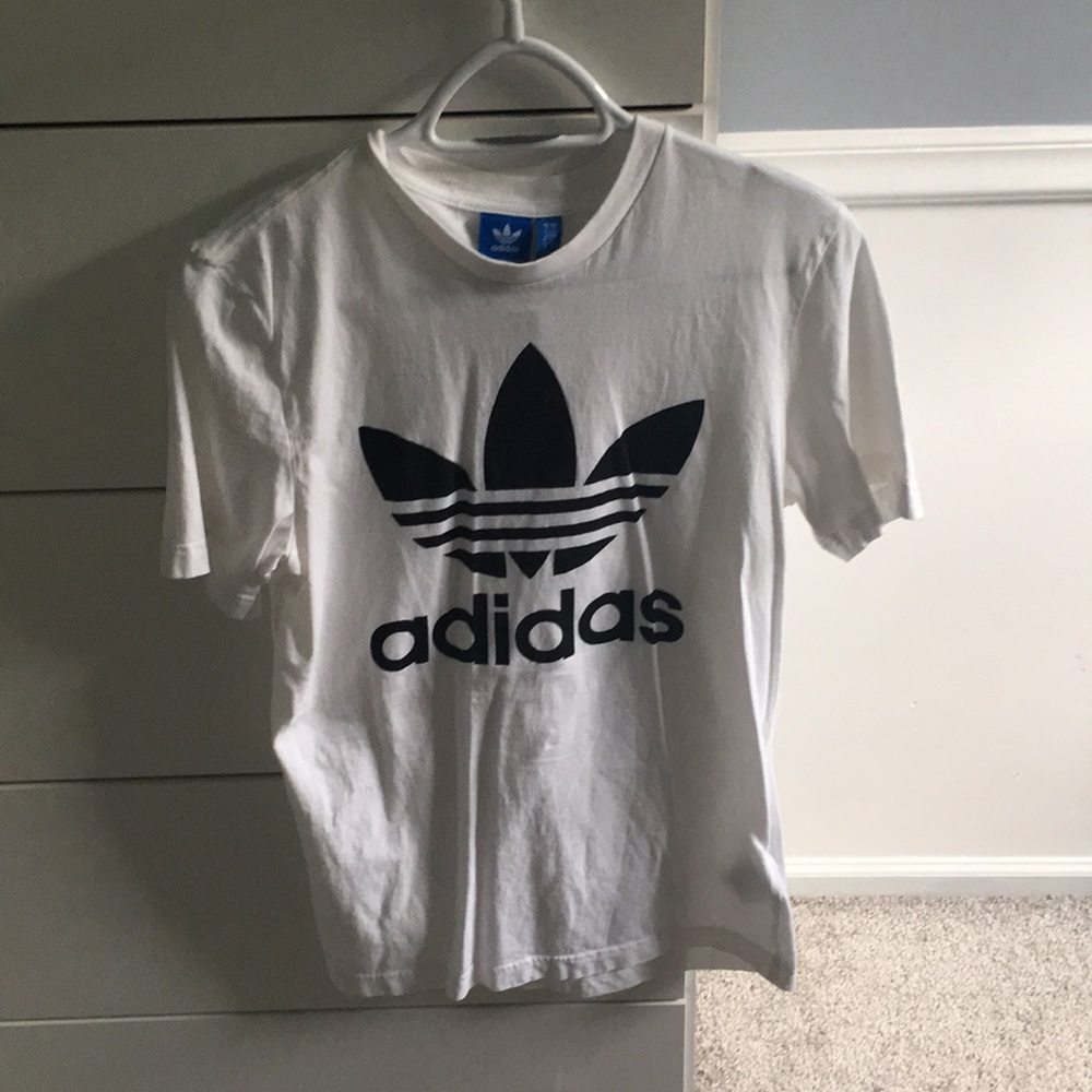 White Adidas T-Shirt